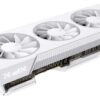 XFX Quicksilver Radeon RX 7800 XT Magnetic Air Arctic White graphics card, manufacturer product angle