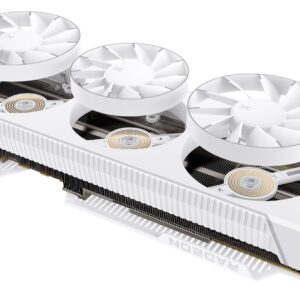 XFX Quicksilver Radeon RX 7800 XT Magnetic Air Arctic White graphics card, manufacturer product view