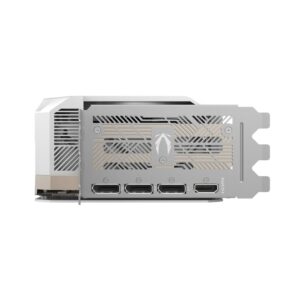 ZOTAC GAMING GeForce RTX 5080 SOLID OC White Edition rear display outputs