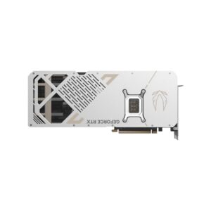 ZOTAC GAMING GeForce RTX 5080 SOLID OC White Edition rear backplate